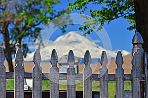 Abstract picket fence