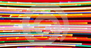 Abstract picture of bright colored dynamic lights