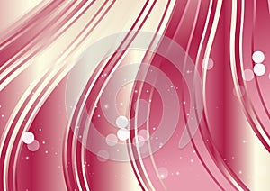 Abstract Pink and Beige Gradient Vertical Wavy Background