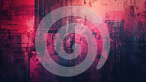 Abstract Pink and Black Textured Wall