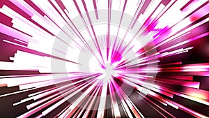 Abstract Pink Black and White Light Rays Background