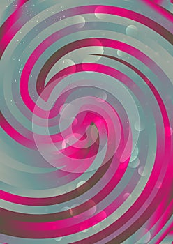 Abstract Pink Blue and Brown Swirling Background