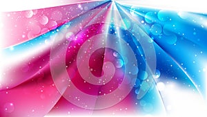 Abstract Pink and Blue Defocused Lights Background Design