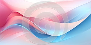 Abstract pink and blue waves background. Silk gradients and smooth texture. Wavy lines wallpaper