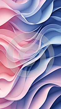 Abstract pink and blue wavy background