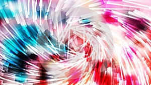 Abstract Pink Blue and White Dynamic Twirl Striped Lines Background Design
