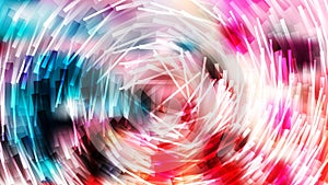 Abstract Pink Blue and White Irregular Circular Lines Background Vector