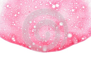 Abstract pink bubble background