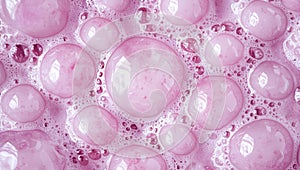 abstract pink bubble background
