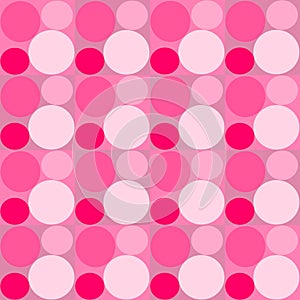 Abstract Pink Circle Background