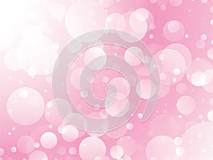 Abstract pink circles design