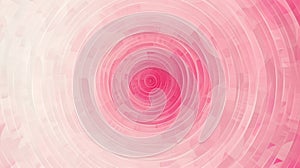 Abstract pink concentric circle pattern