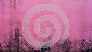 Abstract pink concrete wall. Bright grunge textured background