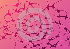 Abstract pink crimson Mother`s Day fluid waves vector background.