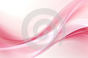 Abstract pink curves interlacing on a soft backdrop