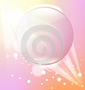 Abstract pink frame background