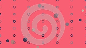 Abstract pink geometric pattern background with random object