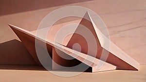 Abstract Pink Geometric Structure in Minimalist Setting
