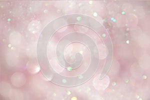 Abstract pink glittery background photo