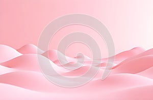 Abstract Pink Landscape