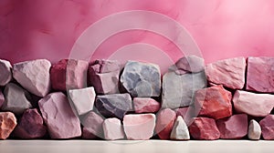 Abstract pink magenta stone concrete paper texture