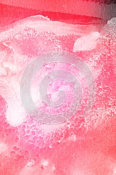 Abstract pink paint background. Acrylic texture with marble pattern watercolor texture. Minimal and luxury backdrop
