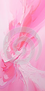 Abstract Pink Painting: Speedpainting With Delicate Chromatics