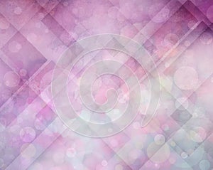 Abstract pink and purple background with angles and circles photo