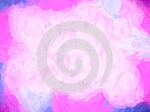 Colorful background. Abstract pink and purple blotchy background with brush strokes. photo