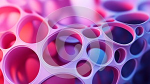 Abstract Pink and Purple Geometric Pattern Background