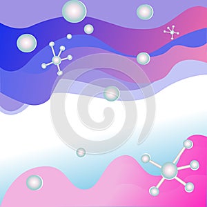 Abstract pink purple tone illustrations photo