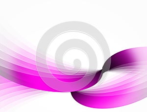 Abstract pink ribbons