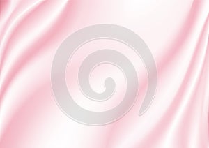 Abstract pink silk vector background.Luxury cloth or liquid wave.Abstract fabric texture background.