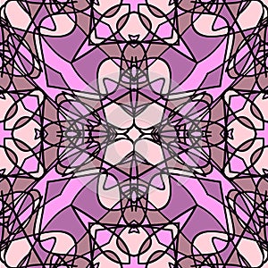 Pink-violet seamless pattern