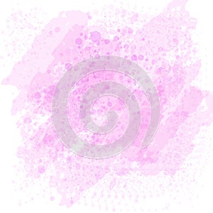 Abstract pink water color background