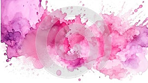 Abstract pink watercolor AI Generated Image photo