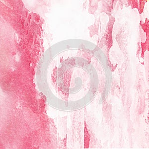 abstract pink watercolor background design wash aqua painted texture close up