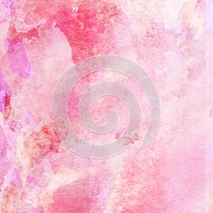 abstract pink watercolor background design wash aqua painted texture close up