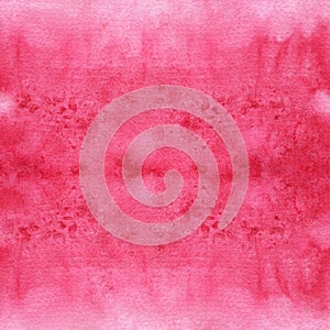 Abstract pink watercolor seamless pattern