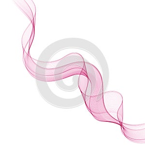 Abstract pink wave background. Vector illustration eps10