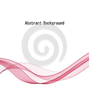 Abstract pink wave. vector background. layout for advertising. eps 10