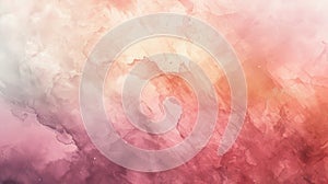 Abstract pink and white watercolor background