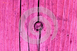 Abstract pink wooden background. Natural wood Board is painted in pink color. Close up