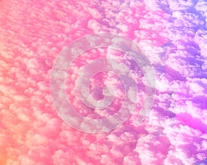 Abstract Pinkish Multicolor Background with Effect of Clouds