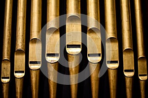 Abstract Pipes from Pipe Organ