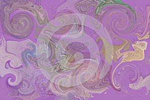 Abstract pixel twirls effects for background or texture Generative, illustration, dreamy & painting.