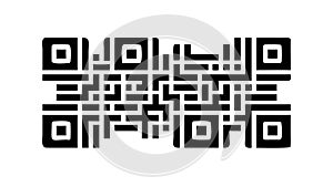Abstract Pixelated Barcode Pattern, Digital Data Art, vector design Generative AI