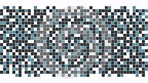 Abstract pixels background of geometric shapes simple flat style. Vector seamless pattern. ready to use for cloth, textile, wrap