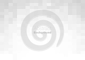 Abstract pixels pattern geometric white background grey color gradient vector illustration template for wallpaper poster banner