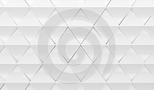 Abstract Plain White Pyramids Background